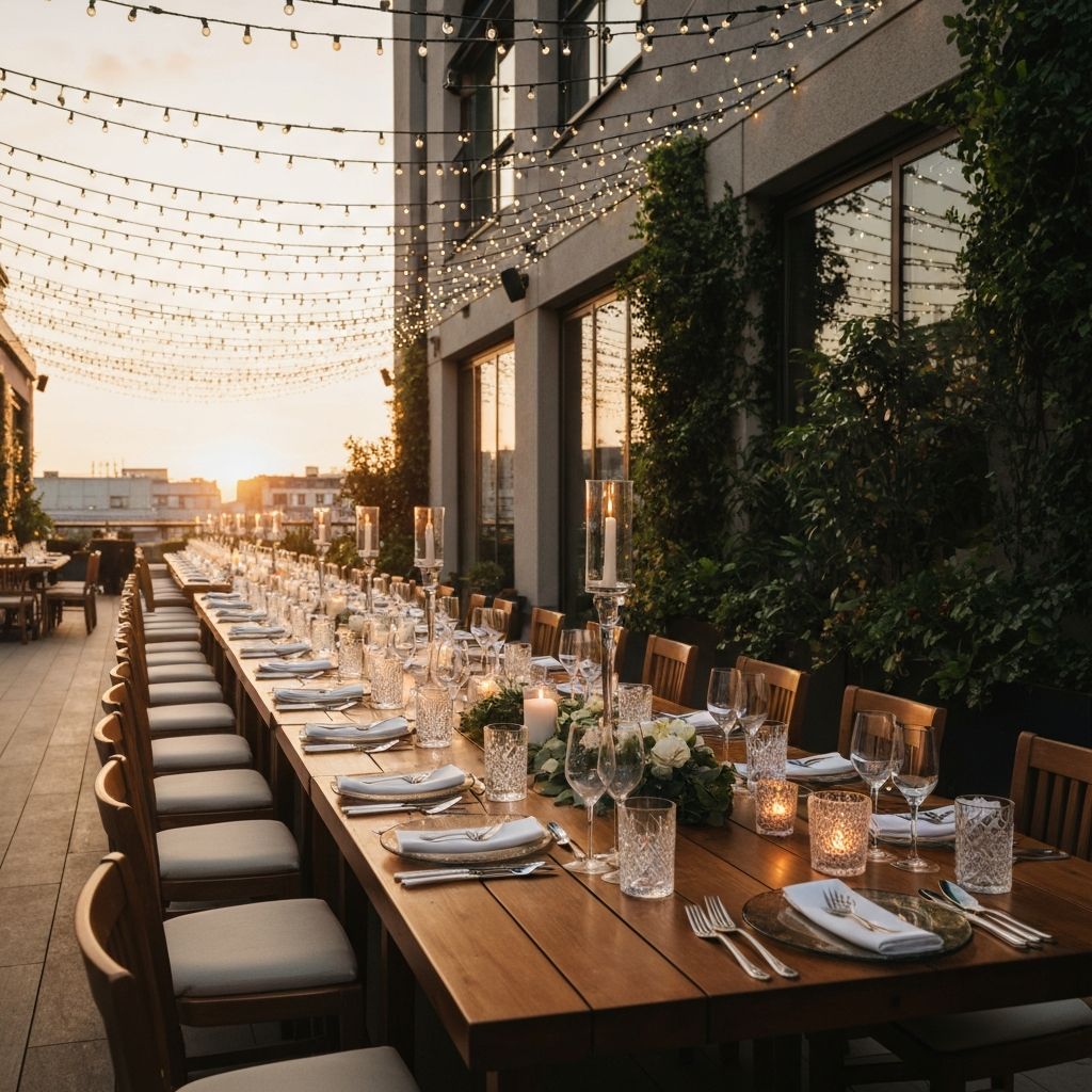 Sure Terrace event venue at Hotel Urban St Leonards — outdoor dining and event space